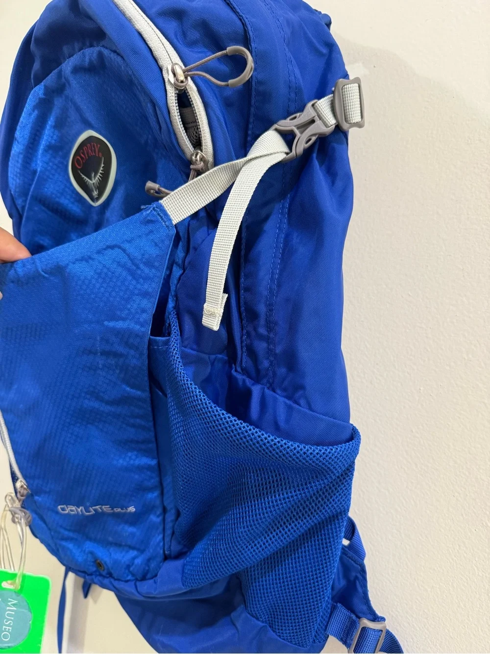 OSPREY Blue Daypack with White Trim